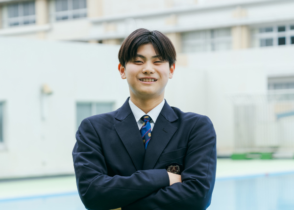 愛知中学校2年生 川瀬 碧大 さん