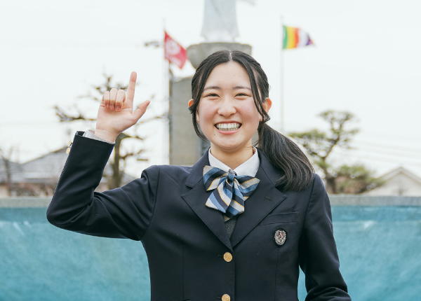 愛知高等学校3年生 橋本 朋果 さん