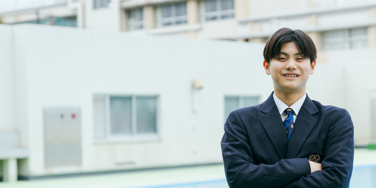 愛知中学校2年生 川瀬 碧大 Aoi Kawase